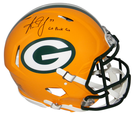 Aaron Jones Autographed Green Bay Packers 8x10 Photograph #1