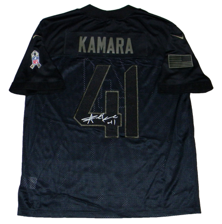 Alvin Kamara Autographed New Orleans Saints 16x20 Photograph (solo)