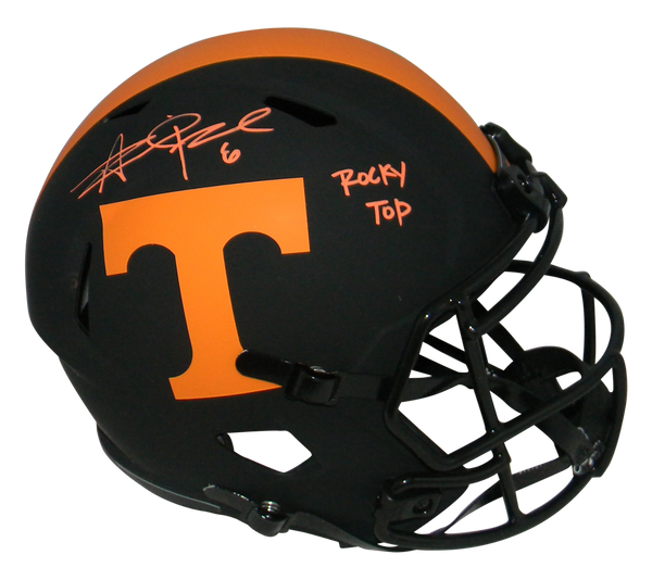 Alvin Kamara Autographed Tennessee Volunteers Full-Size Eclipse Replica Helmet
