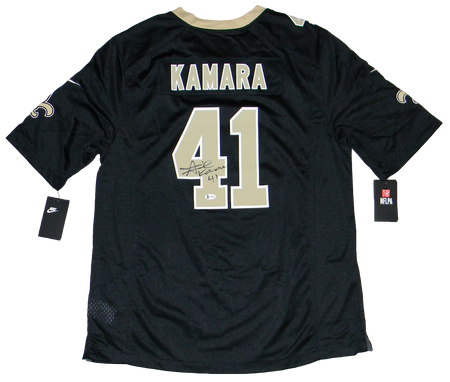 Alvin Kamara Autographed New Orleans Saints 16x20 Photograph (vs 49ers)