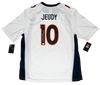 Jerry Jeudy Autographed Denver Broncos White Nike Jersey