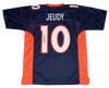 Jerry Jeudy Autographed Denver Broncos #10 Navy Jersey