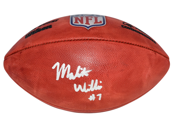 Malik Willis Autographed Official Wilson NFL Duke Football