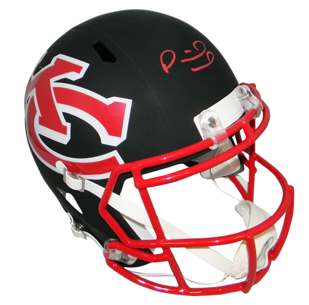 Patrick Mahomes Autographed Texas Tech Red Raiders Mini Helmet (flag)