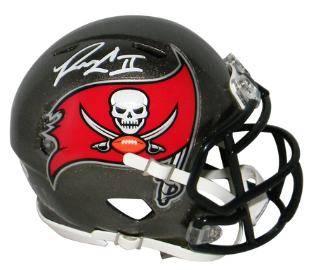 Ronald Jones II Autographed Tampa Bay Buccaneers Eclipse Speed Mini Helmet w/ SB LV Champs