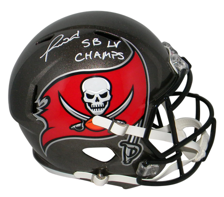Ronald Jones II Autographed Tampa Bay Buccaneers 2020 Full-Size Speed Replica Helmet