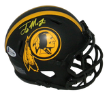 Terry McLaurin Autographed Washington Redskins Eclipse Speed Mini Helmet
