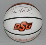 Travis Ford Autographed Oklahoma State Cowboys Logo Basketball