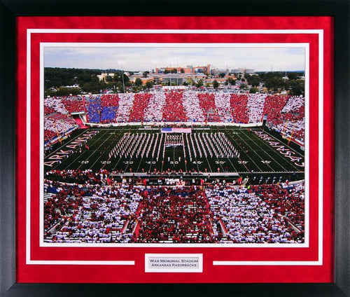 Arkansas Razorbacks War Memorial Stadium 16x20 Framed Photograph