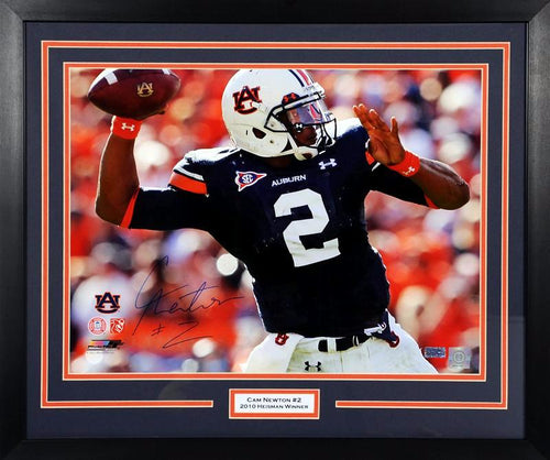 Cam Newton Autographed Auburn Tigers 16x20 Framed Photograph (PhotoFile)