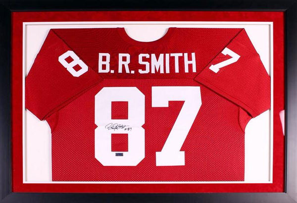 Billy Ray Smith Autographed Arkansas Razorbacks #87 Framed Jersey