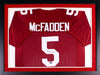 Darren McFadden Autographed Arkansas Razorbacks #5 Framed Jersey