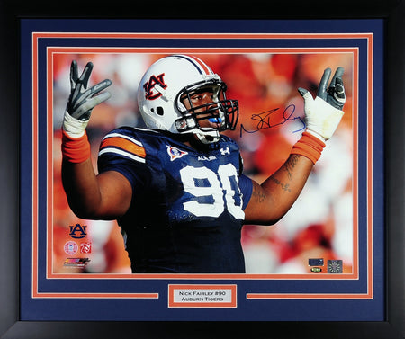 Wes Byrum Autographed Auburn Tigers 11x14 Framed Photograph
