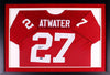 Steve Atwater Autographed Arkansas Razorbacks #27 Framed Jersey