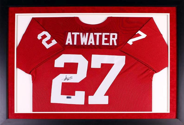 Steve Atwater Autographed Arkansas Razorbacks #27 Framed Jersey