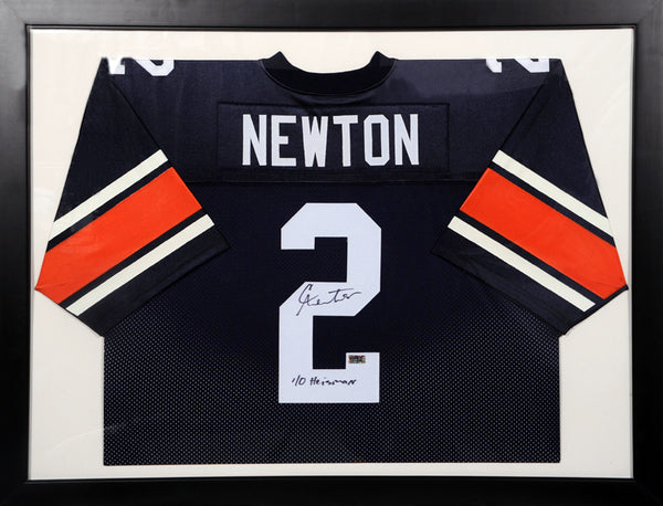 Cam Newton Autographed Auburn Tigers #2 Framed Jersey