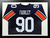 Nick Fairley Autographed Auburn Tigers #90 Framed Jersey