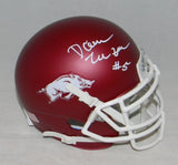 Darren McFadden Autographed Arkansas Razorbacks Mini Helmet