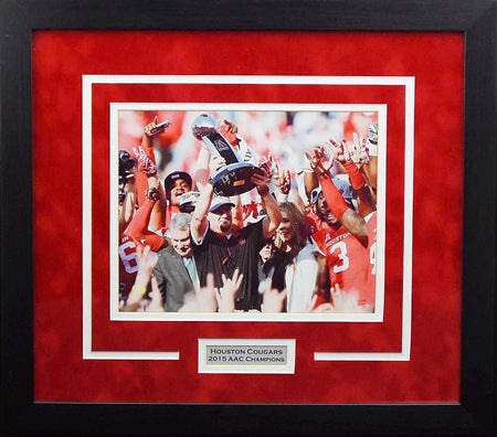 Hakeem Olajuwon Autographed Houston Cougars #34 Framed Jersey