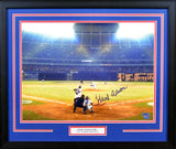 Hank Aaron Autographed Atlanta Braves 16x20 Framed Photograph (715th HR)