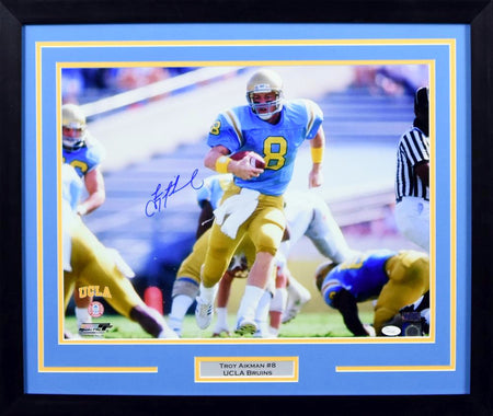 Jim Mora Autographed UCLA Bruins 8x10 Framed Photograph (Solo)