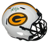 Aaron Jones Autographed Green Bay Packers Lunar Full-Size Replica Helmet