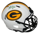 Aaron Jones Autographed Green Bay Packers Lunar Full-Size Replica Helmet