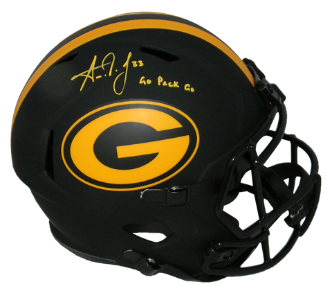 Aaron Jones Autographed Green Bay Packers Speed Chrome Mini Helmet –  Signature Sports Marketing