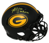 Aaron Jones Autographed Green Bay Packers Full-Size Eclipse Authentic Helmet