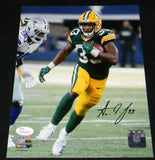 Aaron Jones Autographed Green Bay Packers 8x10 Photograph #4