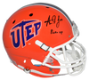 Aaron Jones Autographed UTEP Miners Orange Full Size Helmet