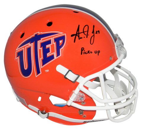 Aaron Jones Autographed UTEP Miners #29 Navy Jersey – Signature Sports  Marketing