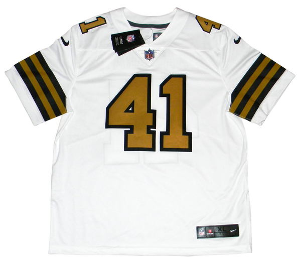 Nike New Orleans Saints No41 Alvin Kamara Black Men's Stitched NFL Limited Rush USA Flag Jersey