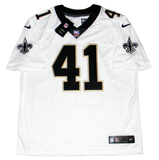 Alvin Kamara Autographed New Orleans Saints White Nike Limited Jersey