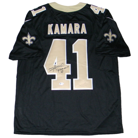Alvin Kamara Autographed New Orleans Saints White Speed Mini Helmet