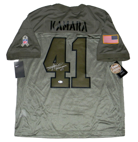 Alvin Kamara Autographed New Orleans Saints Black Nike Salute to Servi –  Signature Sports Marketing