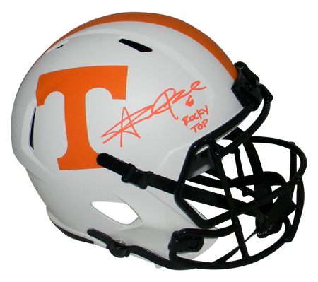 Alvin Kamara Autographed Tennessee Volunteers Lunar Speed Mini Helmet