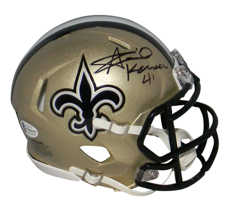 Alvin Kamara Autographed New Orleans Saints Full-Size Eclipse Replica Helmet