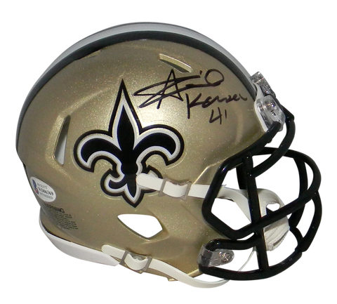 Alvin Kamara Autographed New Orleans Saints Full-Size Eclipse Authenti –  Signature Sports Marketing