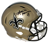 Alvin Kamara Autographed New Orleans Saints Full-Size Speed Replica Helmet