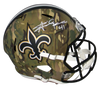 Alvin Kamara Autographed New Orleans Saints Full-Size Camo Replica Helmet