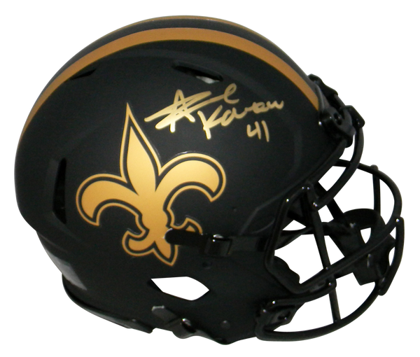 Alvin Kamara Autographed New Orleans Saints Full-Size Eclipse Authentic Helmet