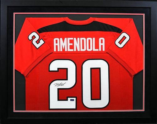 Danny Amendola Autographed Texas Tech Red Raiders #20 Framed Jersey