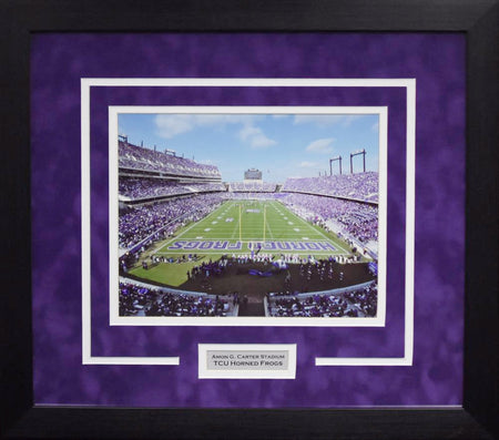Trevone Boykin Autographed TCU Horned Frogs 8x10 Framed Photograph (Arms Up)