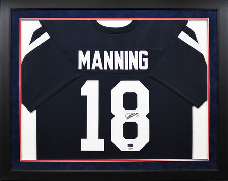 Eli Manning Autographed Ole Miss Rebels #10 Framed Jersey