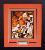 Tatum Bell Autographed Oklahoma State Cowboys 8x10 Framed Photograph (vs Wyoming)