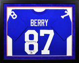 Raymond Berry Autographed SMU Mustangs #87 Framed Jersey