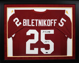 Fred Biletnikoff Autographed Florida State Seminoles #25 Framed Jersey