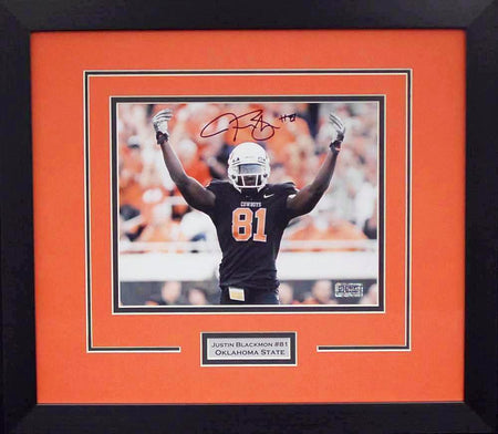 Kendall Hunter Autographed Oklahoma State Cowboys #24 Framed Jersey