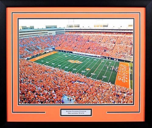 Oklahoma State Cowboys Boone Pickens Stadium 16x20 Framed Photograph